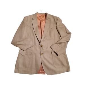 Vintage H Bar C Ranchwear Men's size XL Western‎ Country Business Cowboy Blazer